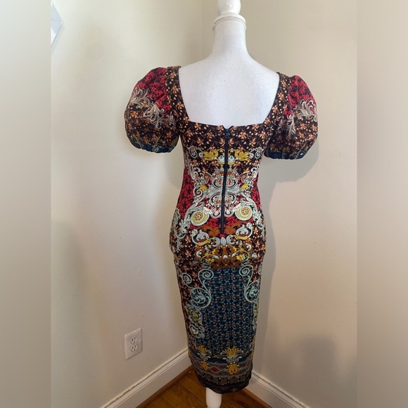 Alice and Olivia Lexia Bodycon Bold Dress Size 2 - Picture 2 of 12